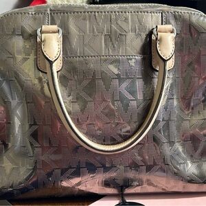 Michael Kors Gold and Tan Women's Bag